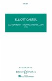Canon for 4 - Homage to William: For Flute, BB Bass Clarinet, Violin and Cello