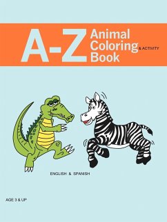 A - Z Animal Coloring & Activity Book - Hill, Kevin