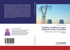 Stability of different types of power factor correction