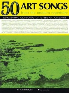 Cover 50 Art Songs from the Modern Repertoire