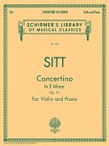 Concertino in E Minor, Op. 31: Violin and Piano
