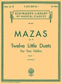 12 Little Duets, Op. 38 - Book 1: Schirmer Library of Classics Volume 331