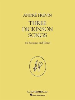 Three Dickinson Songs: Soprano and Piano