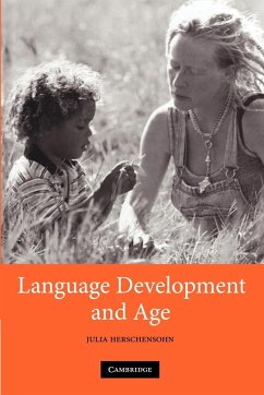 Language Development and Age - Herschensohn, Julia