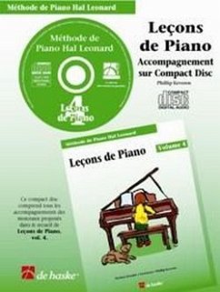 Cover PIANO LESSONS BK 4 - CD - FREN