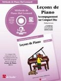 Piano Lessons Book 2 - CD - French Edition: Hal Leonard Student Piano Library