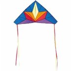 Invento 100075 - Delta: Stern, Einleinerdrachen, 134 cm