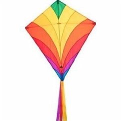 Invento 100045 - Eddy: Rainbow, Kinderdrachen, 68 cm