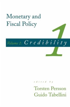 Cover Monetary and Fiscal Policy, Volume 1