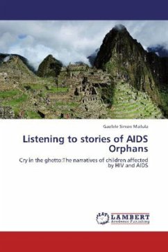 Listening to stories of AIDS Orphans - Mailula, Gaefele Simon