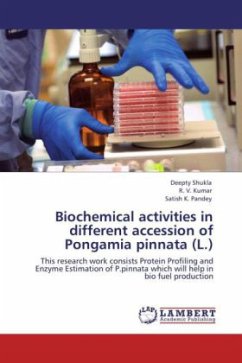 Biochemical activities in different accession of Pongamia pinnata (L.)