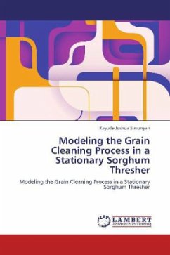 Modeling the Grain Cleaning Process in a Stationary Sorghum Thresher