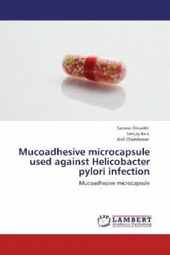 Mucoadhesive microcapsule used against Helicobacter pylori infection