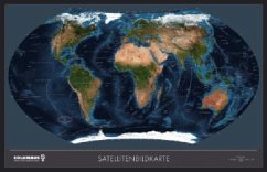 Satellitenkarte / Politische Weltkarte, Ting-kompatibel, Planokarte
