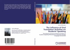 The influence of Oral Translation Activities on Students' Speaking