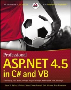 Professional ASP.NET 4.5 in C sharp and VB - Evjen, Bill; Hanselman, Scott; Rader, Devin