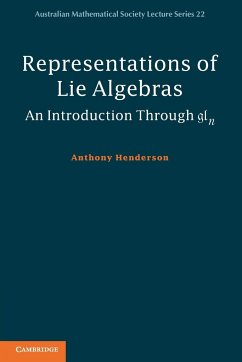 Representations of Lie Algebras - Henderson, Anthony