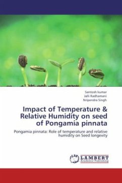 Impact of Temperature & Relative Humidity on seed of Pongamia pinnata - Kumar, Santosh;Radhamani, Jalli;Singh, Nripendra