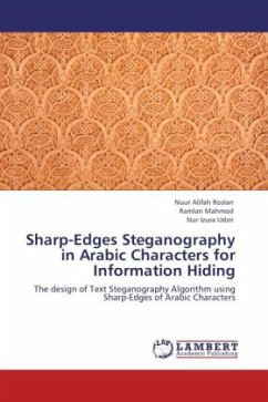 Sharp-Edges Steganography in Arabic Characters for Information Hiding