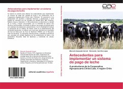 Antecedentes para implementar un sistema de pago de leche