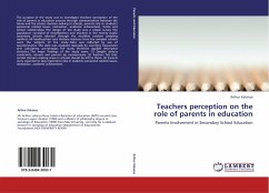 Teachers perception on the role of parents in education - Kalanza, Arthur