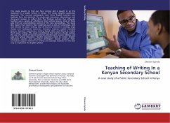 Teaching of Writing In a Kenyan Secondary School