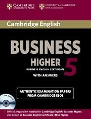 Cambridge English Business 5 Higher Self-study Pack (Student's Book with Answers and Audio CD) - Cambridge Esol