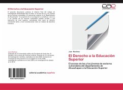 El Derecho a la Educación Superior - Martinez, Juan