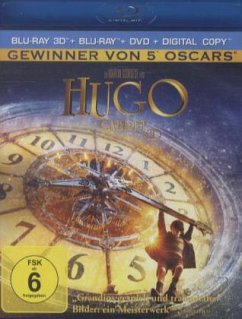 Hugo Cabret 3D Blu-ray 3D + 2D + DVD + Digital Copy