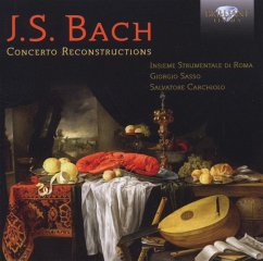 Bach: Concerto Reconstructions - Sasso,Giorgio/Mion,Andrea