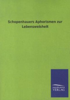 Cover Schopenhauers Aphorismen zur Lebensweisheit