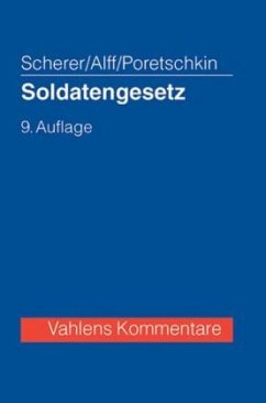 Cover Soldatengesetz (SG) Kommentar