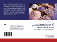 Quality management of processed food products by SHGs in Jorhat, Assam - Pori Bora, Priyanga;Deka, Nivedita