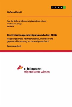 Die Emissionsgenehmigung nach dem TEHG