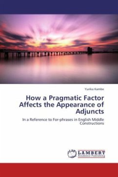 How a Pragmatic Factor Affects the Appearance of Adjuncts - Kambe, Yurika