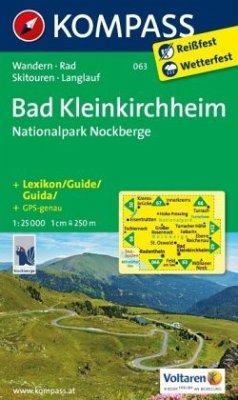 Kompass Karte Bad Kleinkirchheim, Nationalpark Nockberge