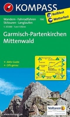 Kompass Karte Garmisch-Partenkirchen, Mittenwald