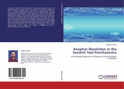 Anaphor Resolution in the Sanskrit Text Panchatantra