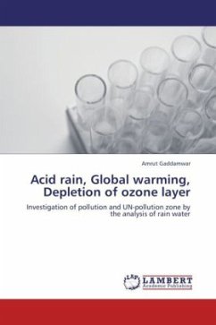 Acid rain, Global warming, Depletion of ozone layer