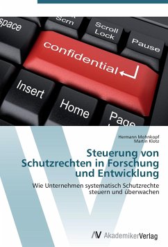 Steuerung von Schutzrechten in Forschung und Entwicklung - Mohnkopf, Hermann;Klotz, Martin