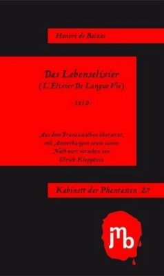 Das Lebenselixier - Balzac, Honoré de