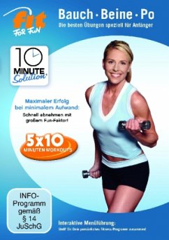 Cover Fit For Fun - 10 Minute Solution: Bauch, Beine Po für Anfänger