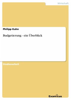 Budgetierung - ein Überblick - Kuhn, Philipp