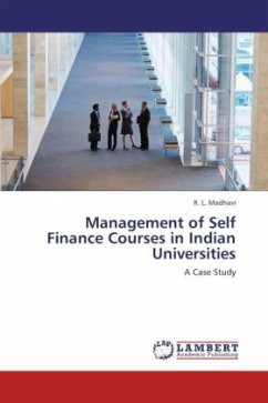 Management of Self Finance Courses in Indian Universities