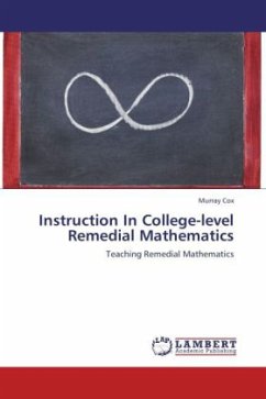 Instruction In College-level Remedial Mathematics - Cox, Murray