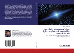 Near-field imaging of slow light on photonic crystal by nano-antenna