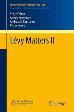 Lévy Matters II - Cohen, Serge;Kuznetsov, Alexey;Kyprianou, Andreas E.