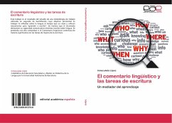 El comentario lingüístico y las tareas de escritura - López, Inmaculada