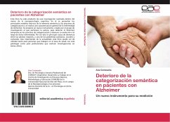 Deterioro de la categorización semántica en pacientes con Alzheimer
