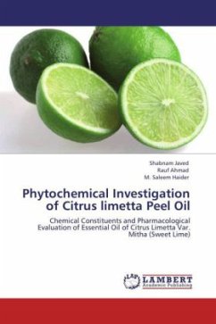 Phytochemical Investigation of Citrus limetta Peel Oil - Javed, Shabnam;Ahmad, Rauf;Haider, M. Saleem